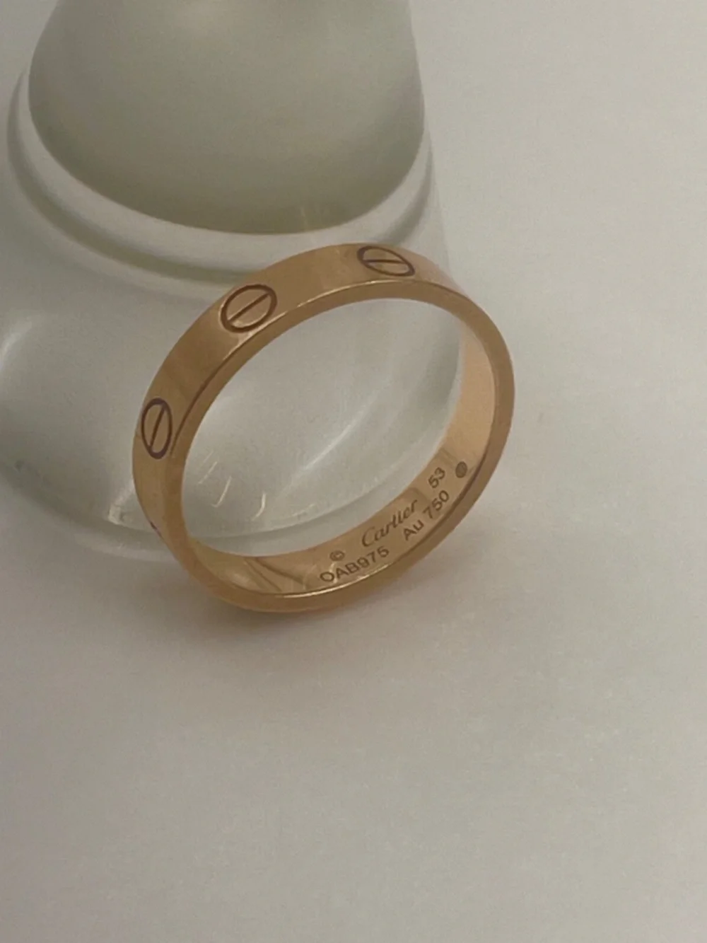 Cartier LOVE Wedding Band Size: 6.5 Retail $1,250